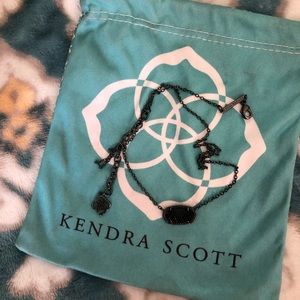 Kendra Scott Elisa in black drusy